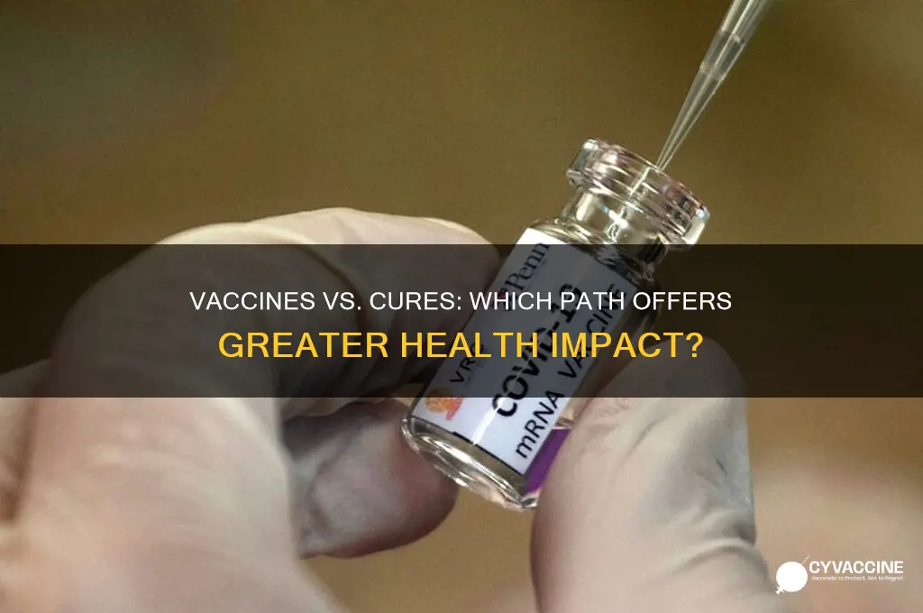 is it better to develop a vaccine or a cure