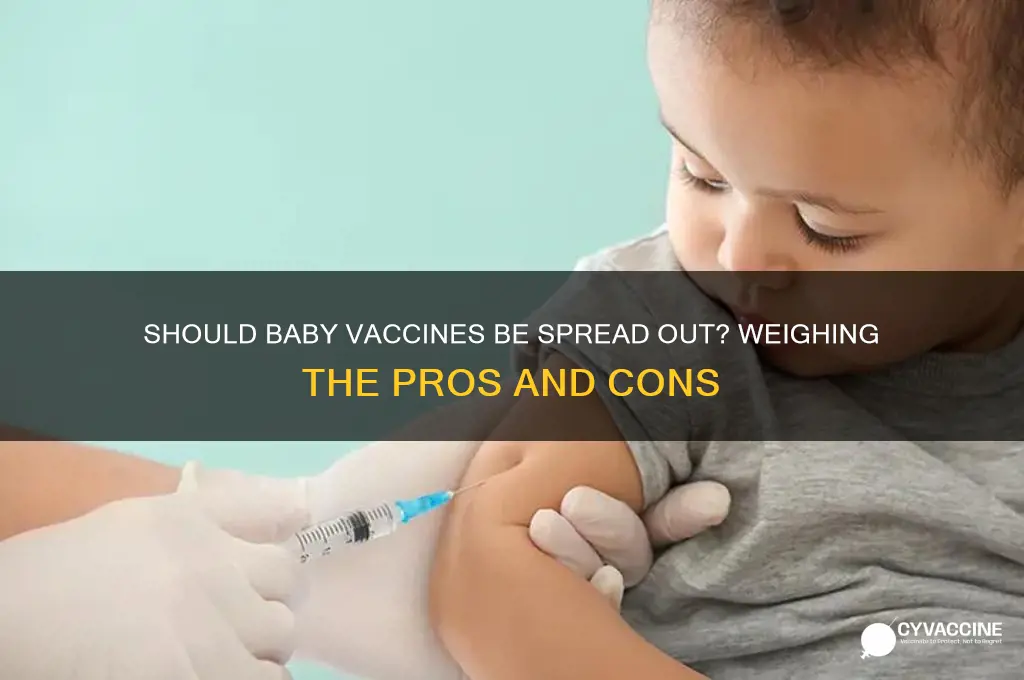 is it better to spread out baby vaccines