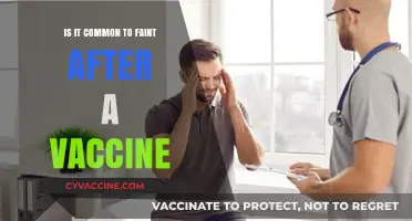 Is Fainting After a Vaccine Normal? Understanding Post-Shot Reactions