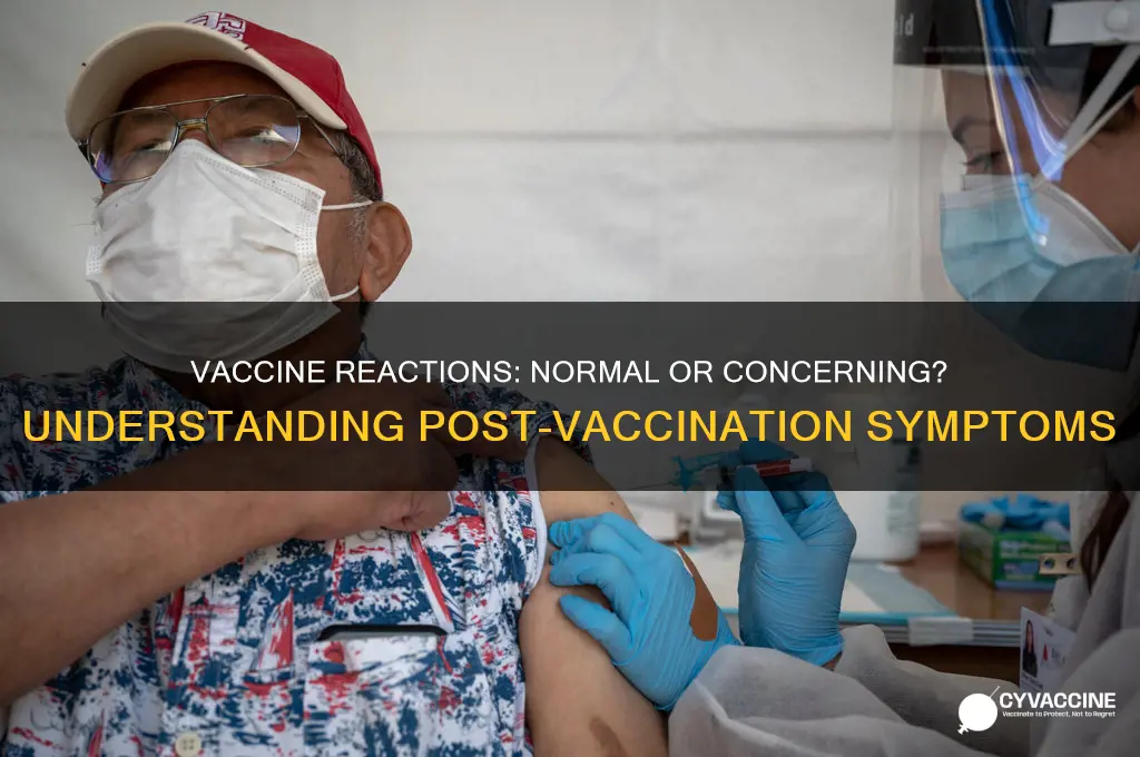 is it good to have reaction after vaccine