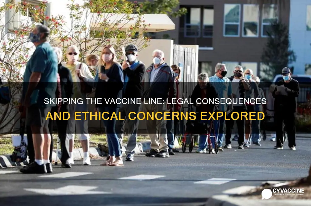 is it illegal to skip the vaccine line