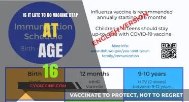 Is 16 Too Late for the DTaP Vaccine? What You Need to Know