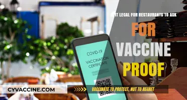 Vaccine Proof at Restaurants: Legal Requirements and Customer Rights Explained