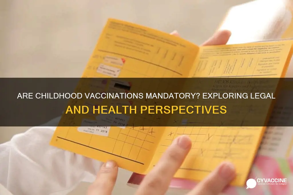 is it mandatory for children to be vaccinated