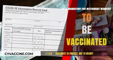 Vaccine Mandates for Restaurant Workers: Necessary or Optional?
