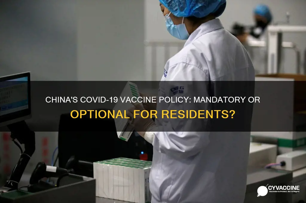 is it mandatory to be vaccinated in china