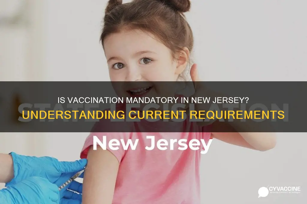 is it mandatory to be vaccinated in new jersey