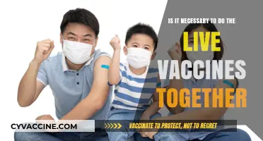 Should Live Vaccines Be Administered Together? Exploring the Necessity
