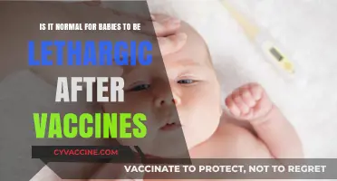Post-Vaccine Lethargy in Babies: Understanding Normal Reactions and Concerns