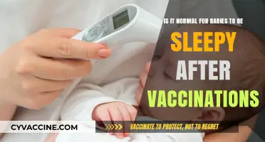 Post-Vaccination Sleepiness in Babies: Understanding Normal Reactions and Care Tips