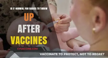 Is Baby Vomiting After Vaccines Normal? Understanding Post-Shot Reactions