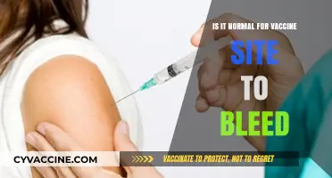 Is Vaccine Site Bleeding Normal? Understanding Post-Vaccination Symptoms