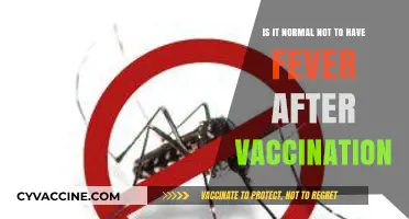 No Fever After Vaccination: Is It Normal or a Concern?
