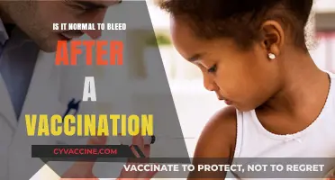Is Post-Vaccination Bleeding Normal? Understanding Side Effects and Concerns
