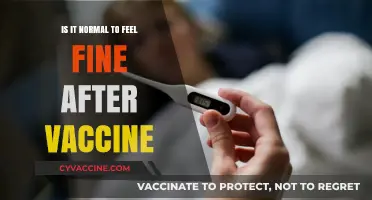 Feeling Fine Post-Vaccine: Is It Normal or Cause for Concern?