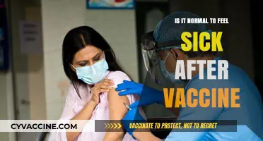 Vaccine Side Effects: Feeling Sick is Normal