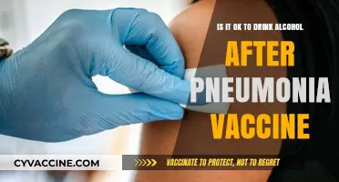 Alcohol After Pneumonia Vaccine: Safe or Risky? Expert Insights