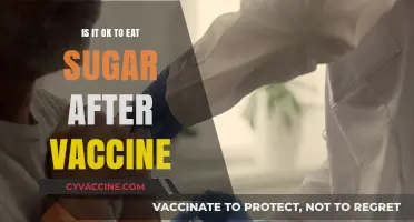 Can You Eat Sugar After Getting Vaccinated? Expert Insights Revealed