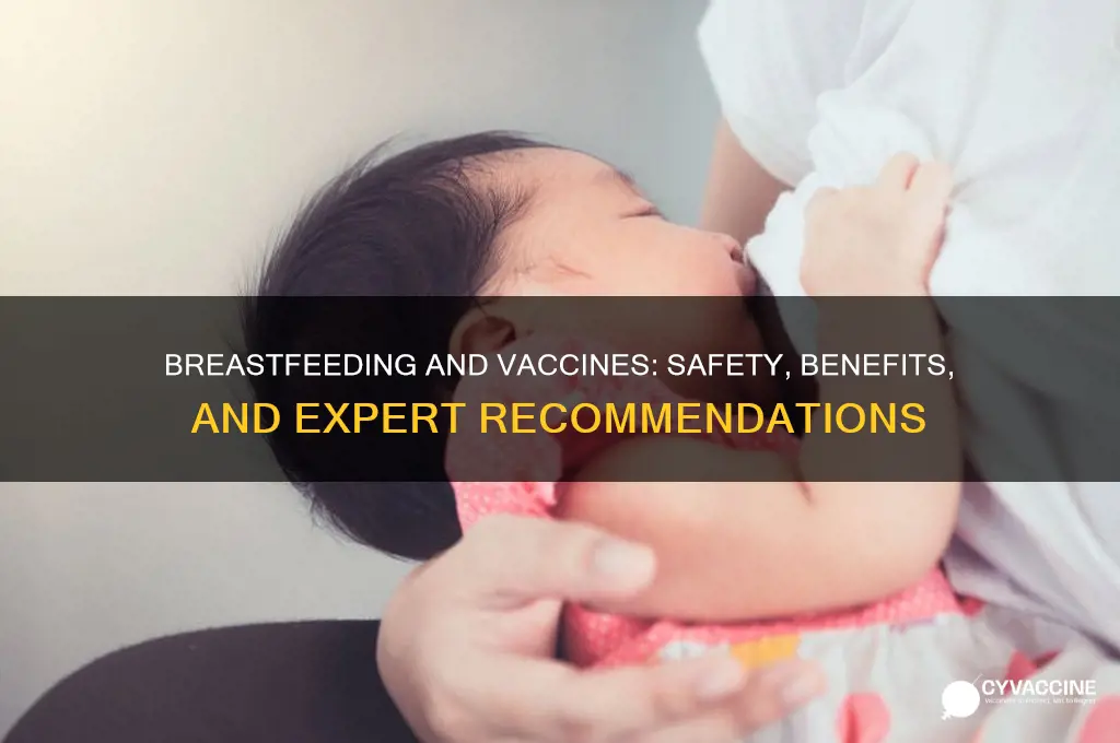 is it ok to have vaccine while breastfeeding