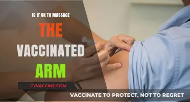 Massaging Vaccinated Arms: Safe Practice or Risky Move?