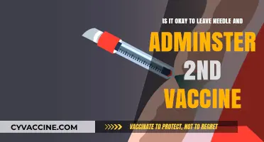 Leaving Needle Inserted: Safe Practice for Administering Second Vaccine Dose?