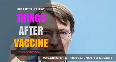 Post-Vaccine Safety: Can You Lift Heavy Objects Without Risk?