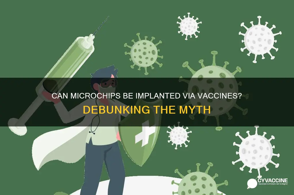 is it possible to put a chip in a vaccine