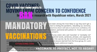 Trump's Stance on Mandatory Vaccinations: Ban or Misinformation?