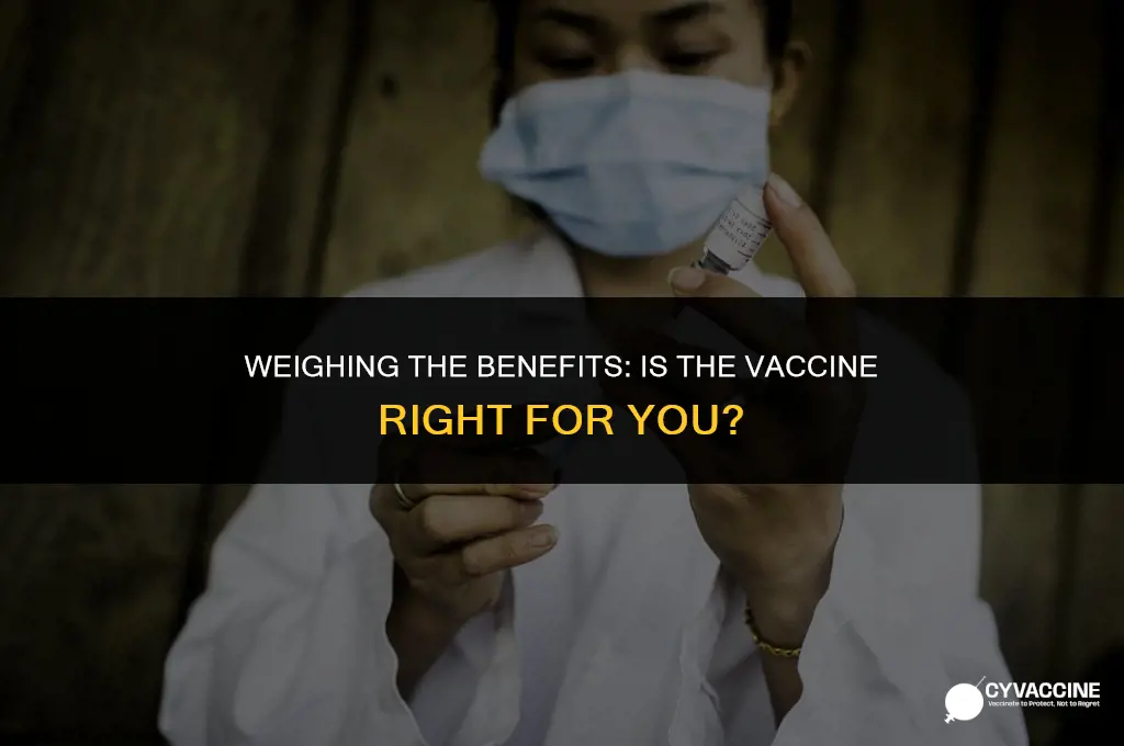 is it worth taking the vaccine