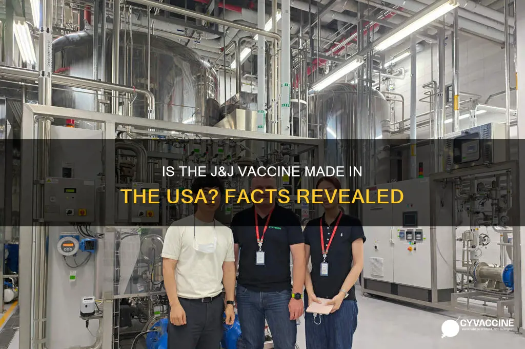 is j and j vaccine made in usa