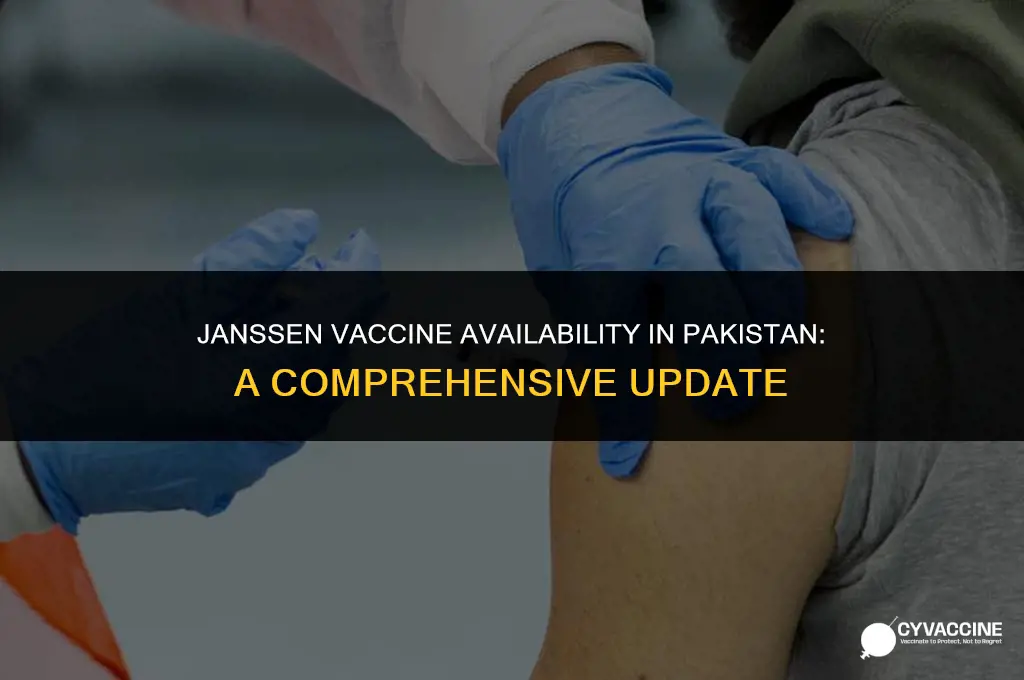is janssen vaccine available in pakistan