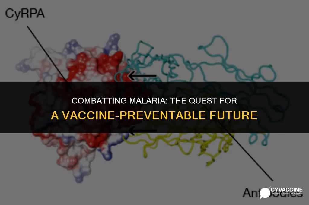 is malaria a vaccine preventable disease