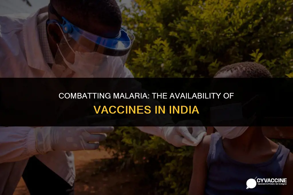 is malaria vaccine available in india