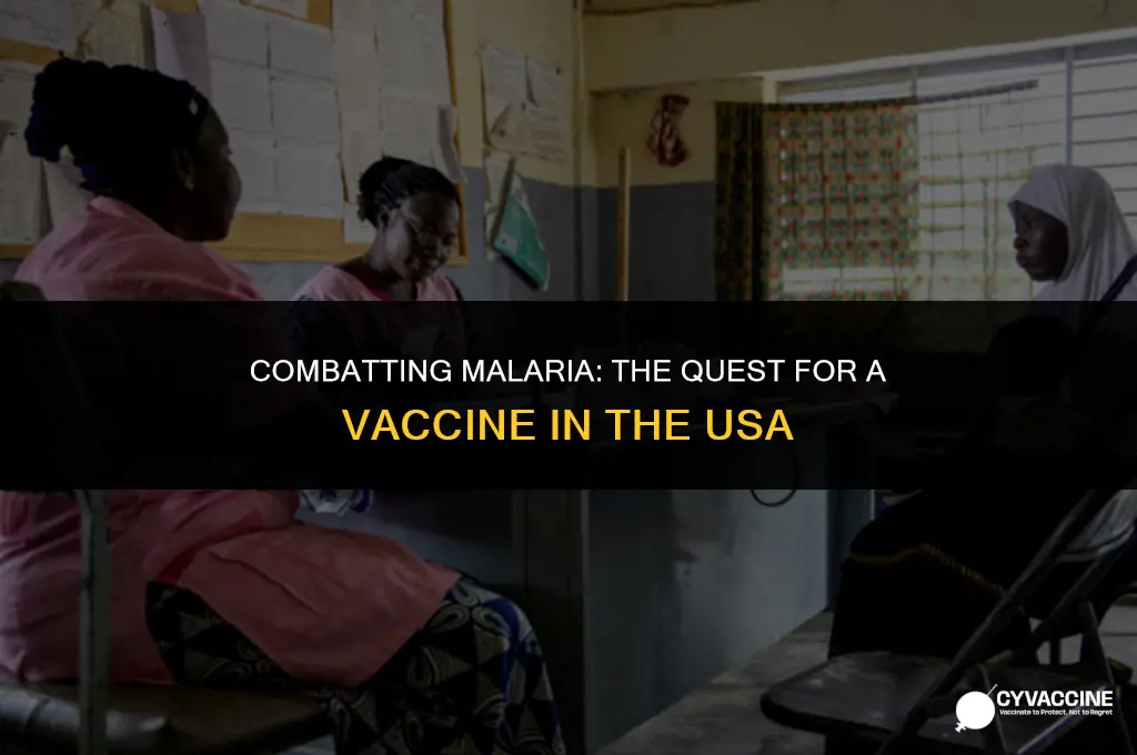 is malaria vaccine available in usa