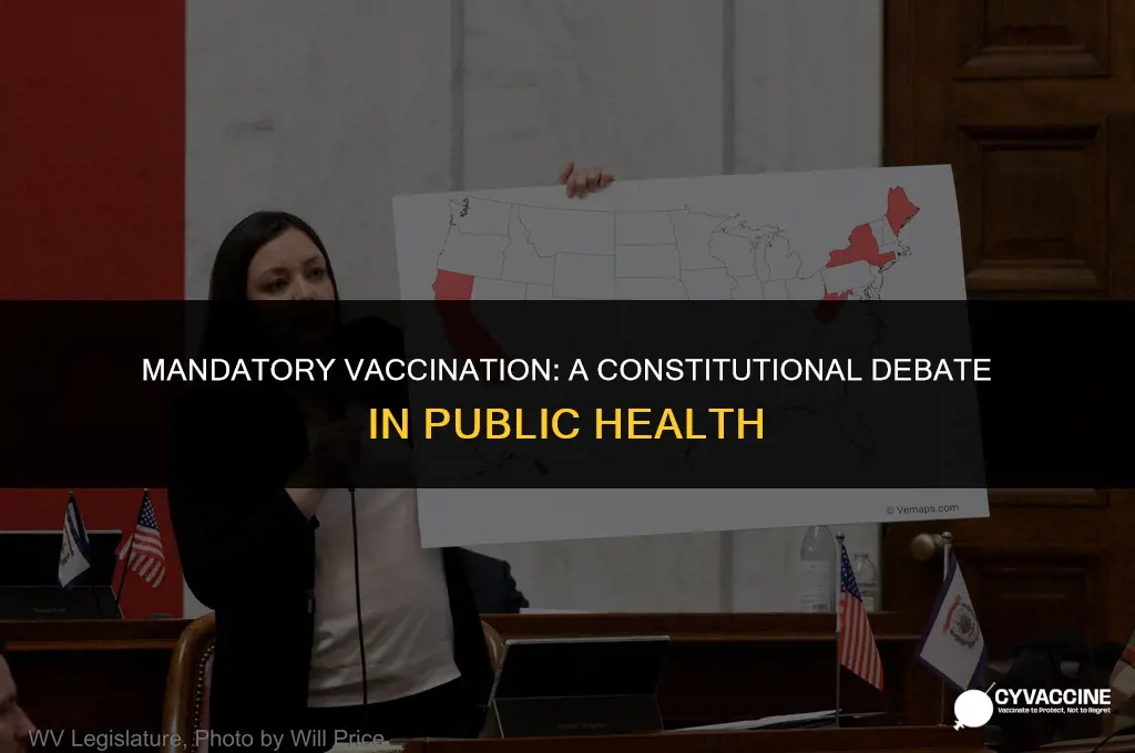 is mandatory vaccination against the constitution