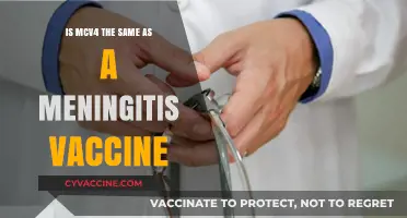 MCV4 vs. Meningitis Vaccine: Understanding the Differences and Similarities