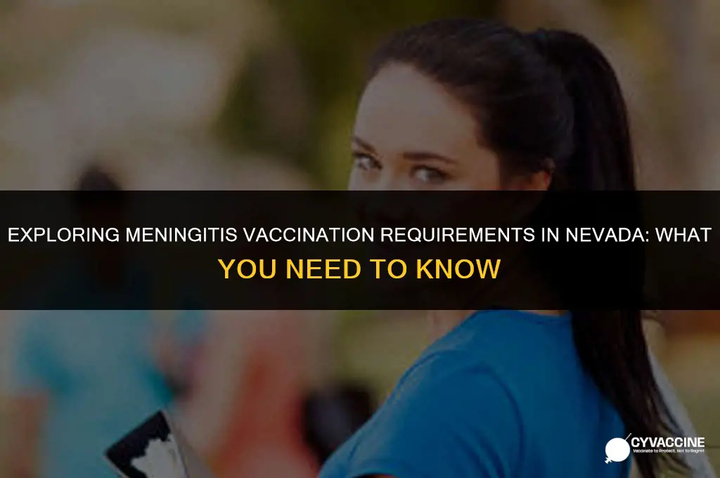 is meningiis vaccination mandatory in nevada