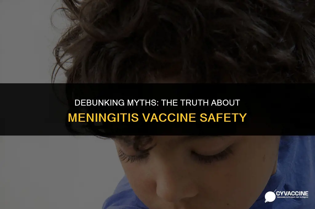 is meningitis vaccine bad for you