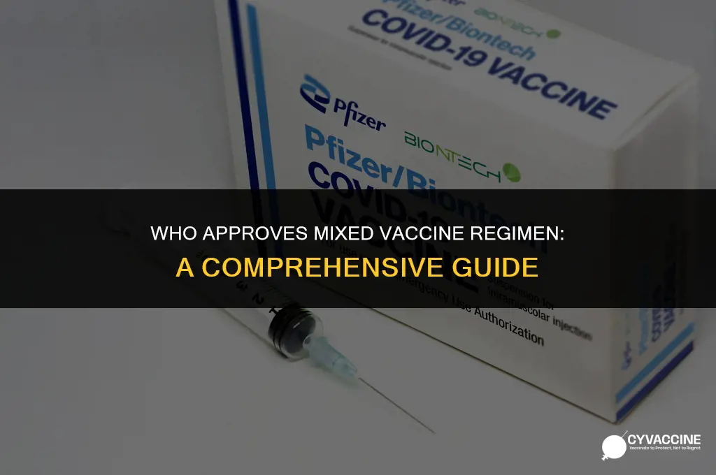 is mixed vaccine approved by who