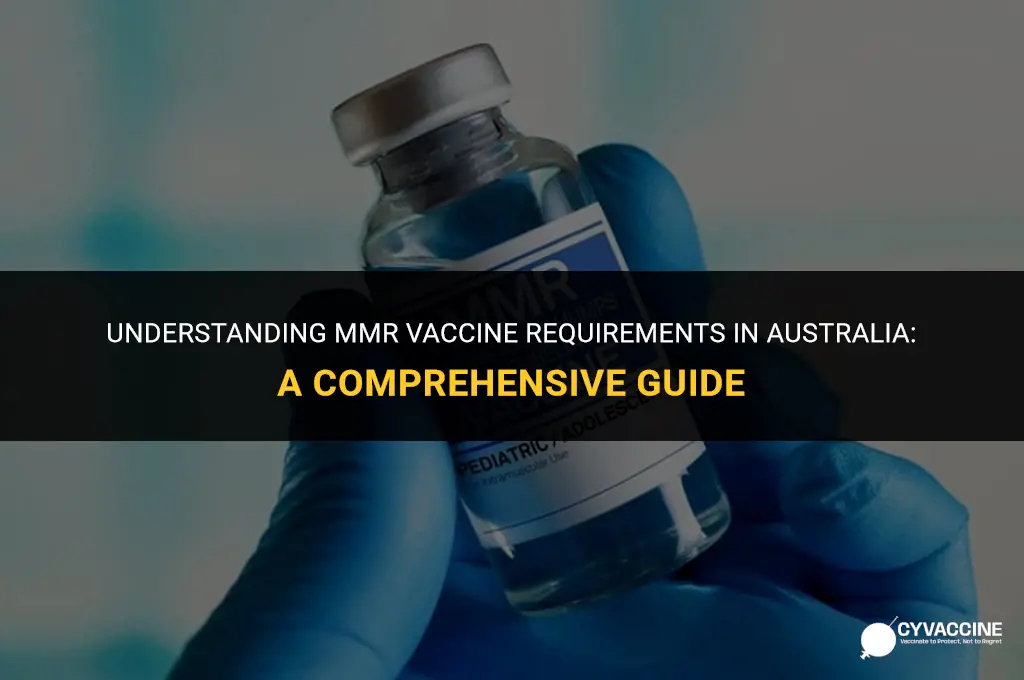 is mmr vaccine compulsory in australia