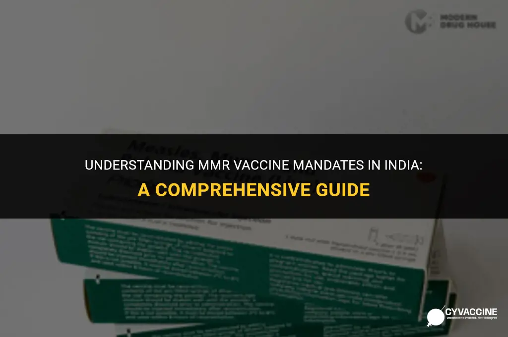 is mmr vaccine compulsory in india