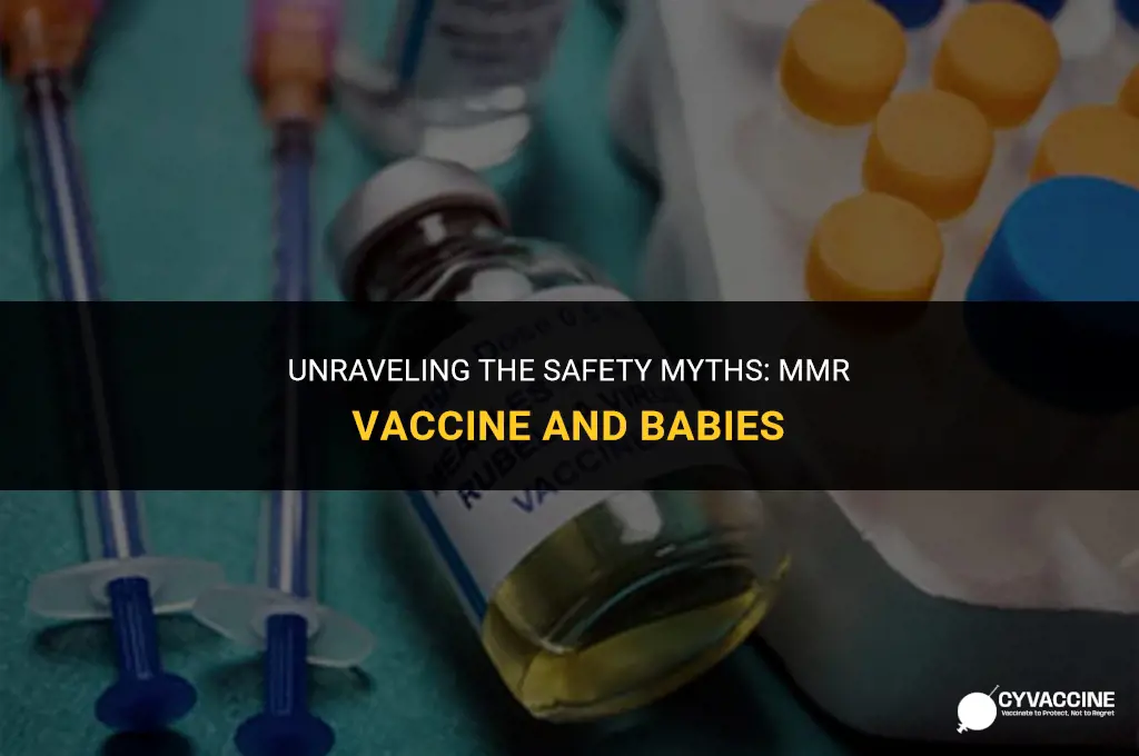 is mmr vaccine dangerous for babies