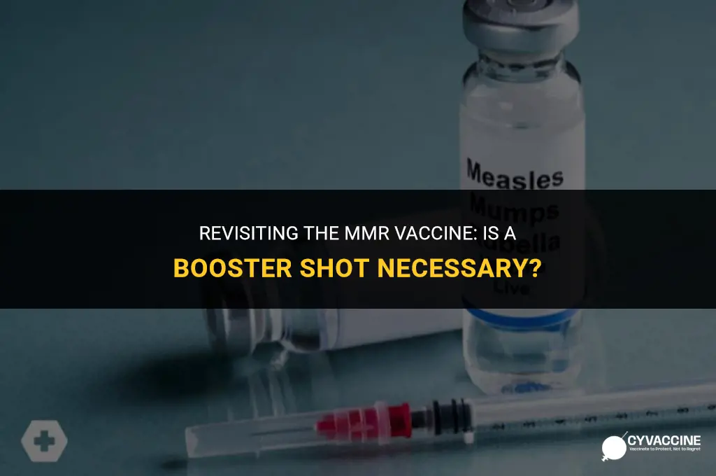 is mmr vaccine necessary to redo