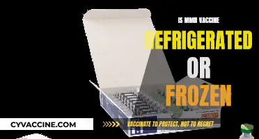 Understanding MMR Vaccine Storage: Refrigerated or Frozen?