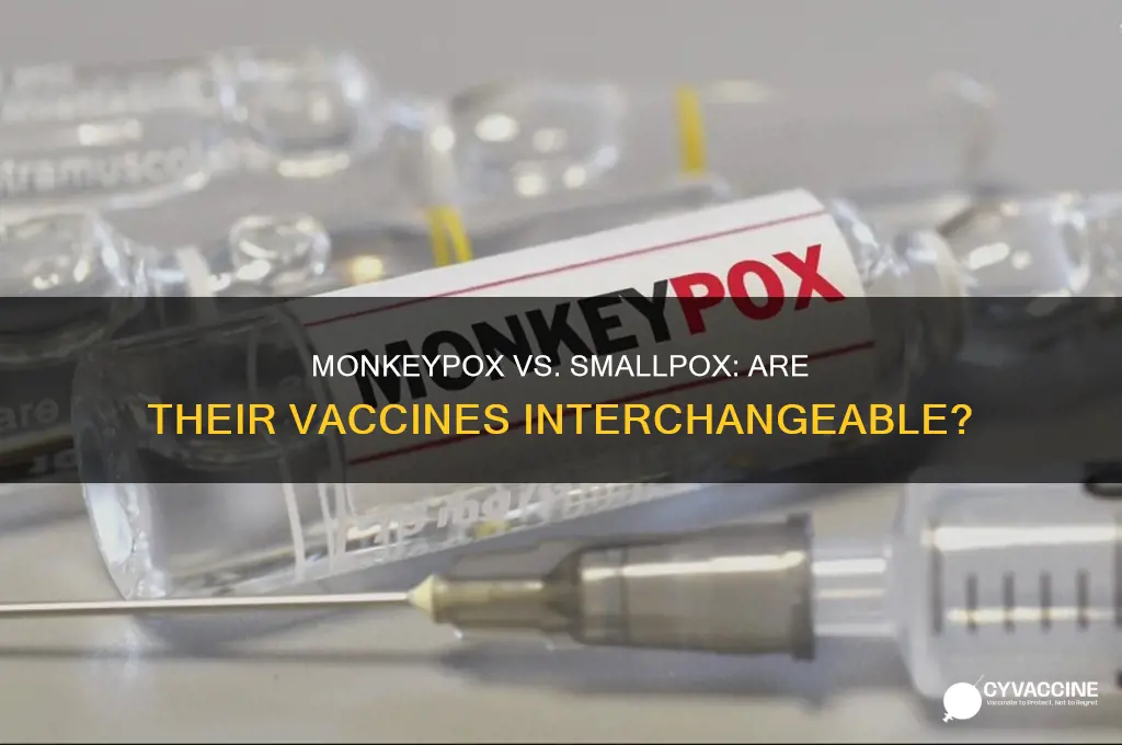 is monkey pox and smallpox vaccine the same