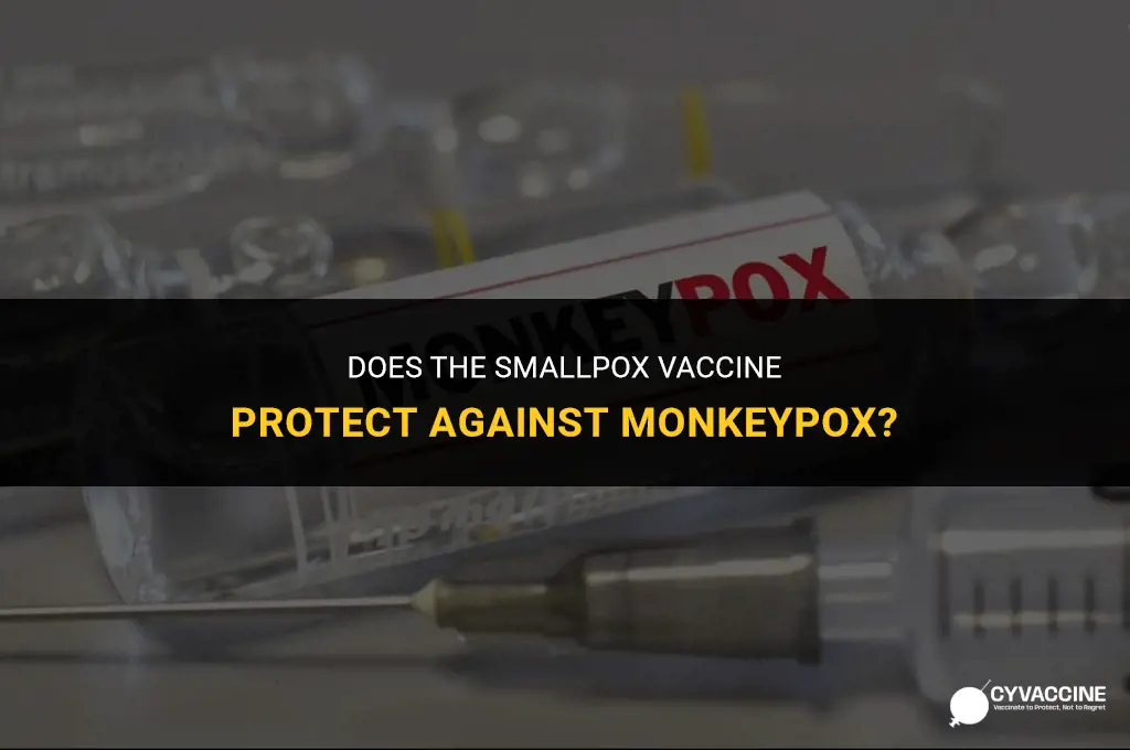 is monkeypox covered by smallpox vaccine