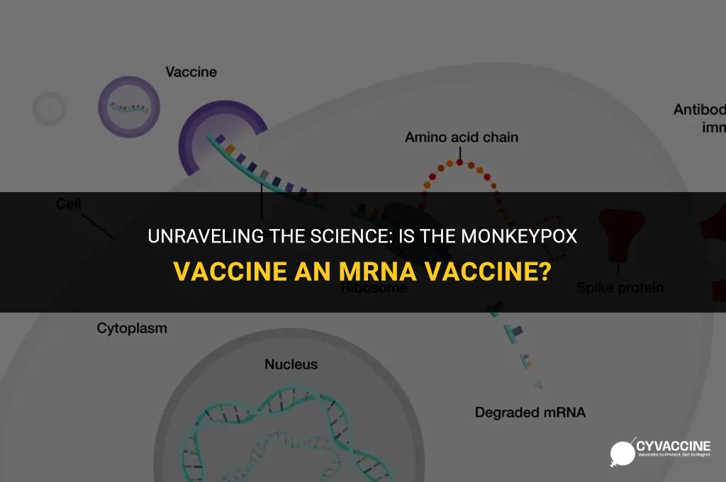 is monkeypox vaccine an mrna vaccine