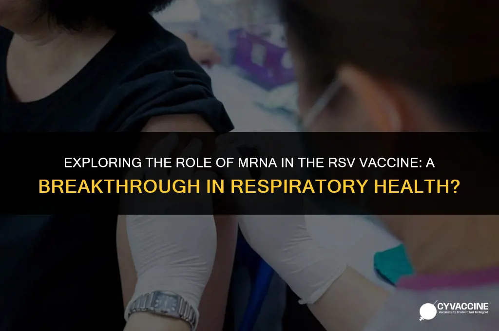 is mrna in the rsv vaccine