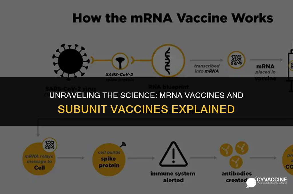 is mrna vaccine a subunit vaccine