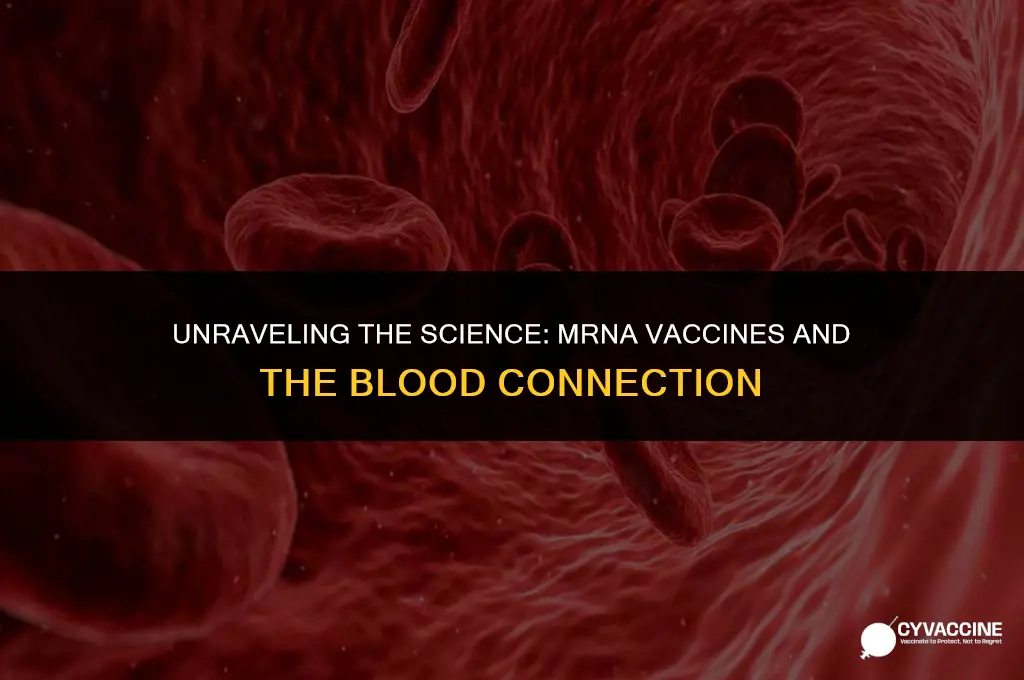 is mrna vaccine made from blood
